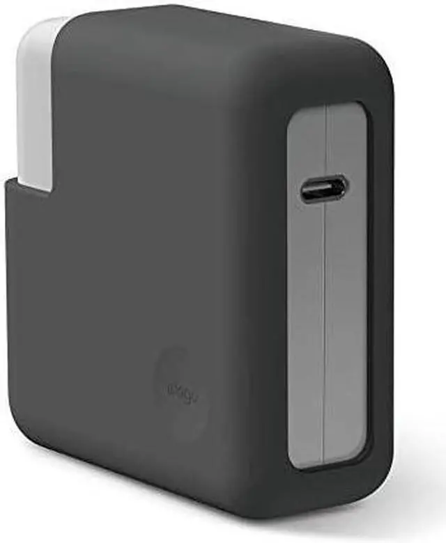 Main image of elago Charger Cover Compatible with Apple MacBook Pro 14 inch 2021 M1 Pro 8-core, 13 inch 2016-2020[A2159/A1706/A1989/A1708/A2251] and MacBook Pro 13 inch Retina 2012-2015[A1502/A1425][Dark Gray]