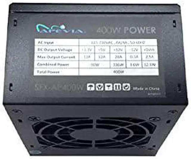 Alt view image 3 of 5 - APEVIA SFX-AP400W Mini ITX Solution / Micro ATX / SFX 400W Power Supply