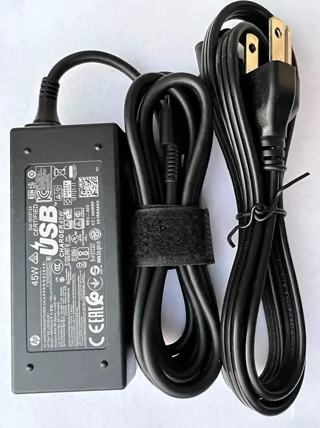 Alt view image 5 of 7 - Original Replacement HP L42206-004 - 45W 15V 3A USB-C AC Adapter for HP Spectre 13 X360, Elite X2 1012 G1, Compatible with P/N: TPN-AA07, L43407-001, L42206-004, TPN-LA19, L43407-001, L42206-001.