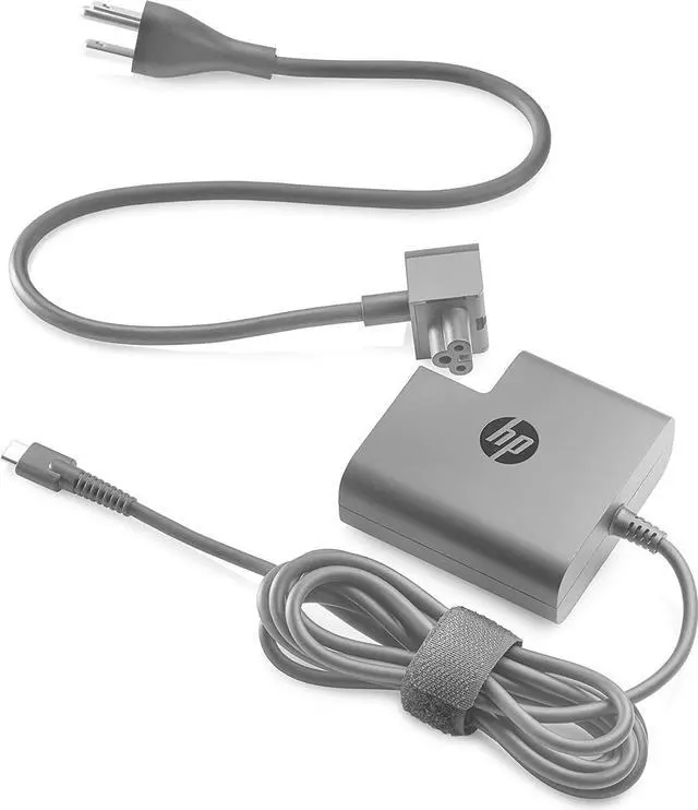 Main image of HP 1HE08AA USB-C - Power Adapter - AC - 65 Watt - United States - for EliteBook x360, ProBook 430 G6, 44X G6, 45X G6, ProBook x360, Spectre x360