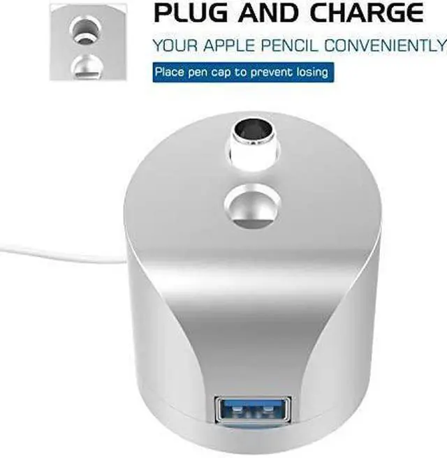 Alt view image 2 of 7 - MoKo Charging Station Dock Compatible with Apple Pencil Charger 1st Generation, Apple Pen Charger iPad Pencil Adapter Holder Fit iPad 9th 8th 7th 6th Gen, iPad Pro iPad Air 3rd/Mini 5th