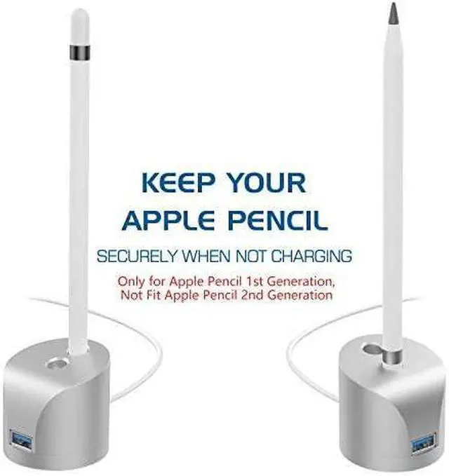 Alt view image 4 of 7 - MoKo Charging Station Dock Compatible with Apple Pencil Charger 1st Generation, Apple Pen Charger iPad Pencil Adapter Holder Fit iPad 9th 8th 7th 6th Gen, iPad Pro iPad Air 3rd/Mini 5th