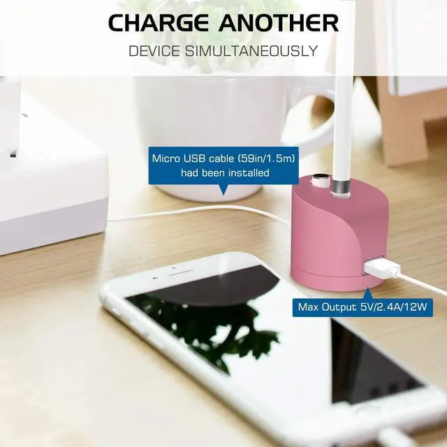 Alt view image 3 of 7 - MoKo Charging Station Dock Compatible with Apple Pencil Charger 1st Generation, Apple Pen Charger iPad Pencil Adapter Holder Fit iPad 9th 8th 7th 6th Gen, iPad Pro iPad Air 3rd/Mini 5th,Wine Red