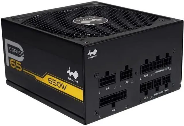 Alt view image 2 of 5 - In Win IW-PS-P650W Power Supply 3.4"x5.9"