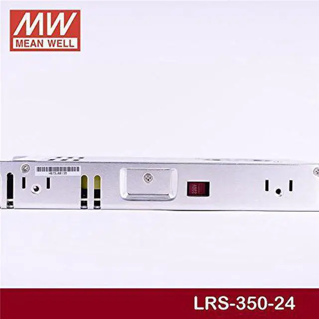 Alt view image 4 of 7 - Enclosed Type SMPS 350.4W 24V 14.6A LRS-350-24 Meanwell AC-DC Single Output Switching Power Supply LRS-350Series MEAN WELL Power Source
