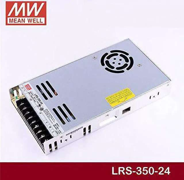 Alt view image 2 of 7 - Enclosed Type SMPS 350.4W 24V 14.6A LRS-350-24 Meanwell AC-DC Single Output Switching Power Supply LRS-350Series MEAN WELL Power Source