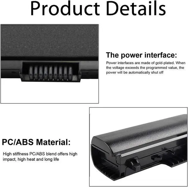 Alt view image 4 of 7 - 807956-001 HS03 HS04 Battery for HP Pavilion 15-BA 15-AY 15-AC 15-AF 17-X Series 15-ba079dx 15-ba009dx 15-ay009dx 15-ay011nr 15-ay014dx 15-ay041wm 15-ac121dx 15-af131dx 17-x037cl 17-x115dx 17-x051nr