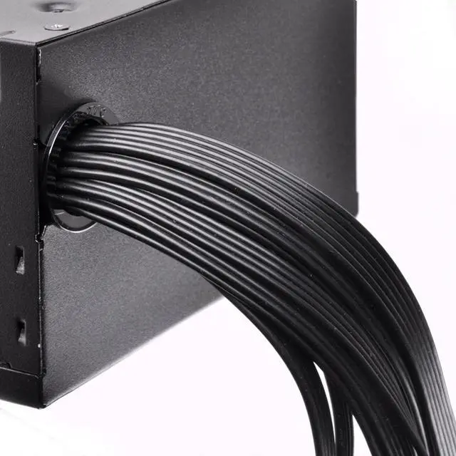 Alt view image 5 of 6 - SilverStone Technology 650 Watt 80 Plus Bronze ATX PSU with Flat Black Cables ET650-B Power Supply ET650-B