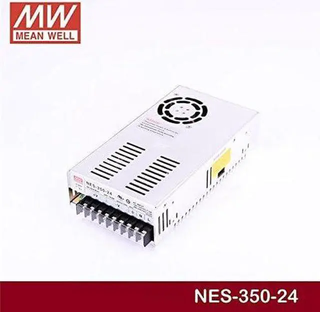 Alt view image 3 of 7 - Enclosed Type SMPS 350.4W 24V 14.6A NES-350-24 Meanwell AC-DC Single Output Switching Power Supply NES-350Series Mean Well Power Source