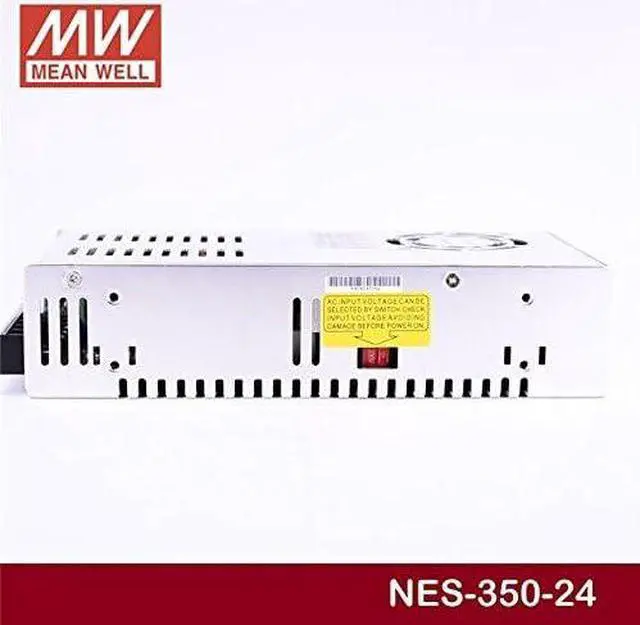 Alt view image 4 of 7 - Enclosed Type SMPS 350.4W 24V 14.6A NES-350-24 Meanwell AC-DC Single Output Switching Power Supply NES-350Series Mean Well Power Source