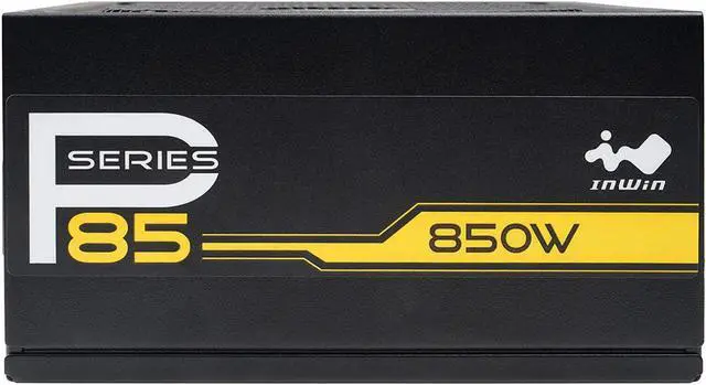 Alt view image 3 of 7 - IN WIN P85 (P Series) 850 Watt Fully Modular Power Supply 80+ Gold Certified, Black