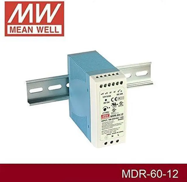 Alt view image 2 of 7 - DIN Rail Power Supplies 60W 12V 5A