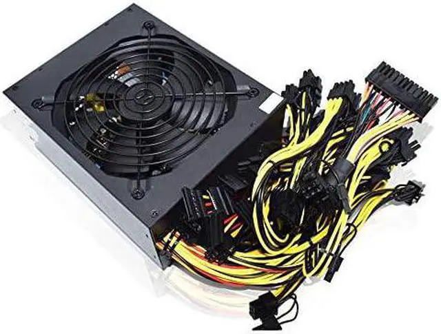 Alt view image 3 of 7 - 2000W 180-260V ATX Mining Bitcoin Power Supply 95% High Efficiency for Ethereum ETH S9 S7 L3 8GPU Cards Support Max