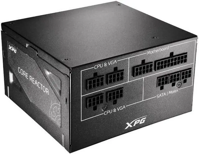 Alt view image 4 of 7 - XPG CORE Reactor Modular PC Power Supply (750W) - Internal - 120 V AC, 230 V AC Input - 750 W - 1 Fan(s) - 90% Efficiency
