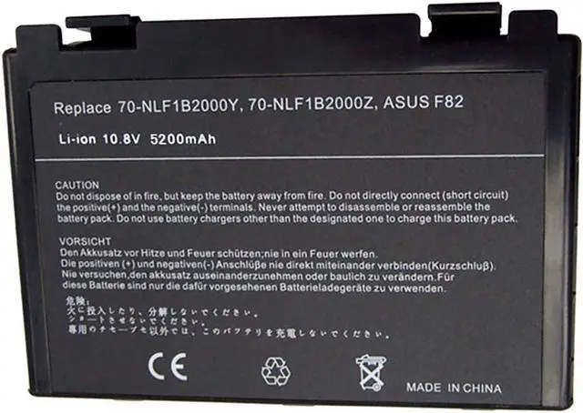 Main image of Bay Valley Parts Laptop Battery for Asus X5C K50IJ A32-F82 K40 K40IJ K50 K50AB K50I K50IN K61IC A32-F52 L0690L6 X5DIJ AS-K50 X70 X5A 07G016761875 [6 Cells/5200mAh/56Wh]