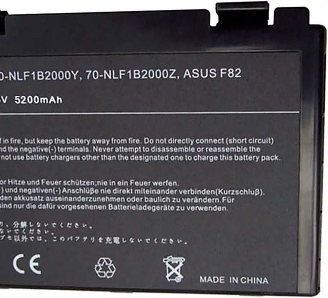 Alt view image 3 of 6 - Bay Valley Parts Laptop Battery for Asus X5C K50IJ A32-F82 K40 K40IJ K50 K50AB K50I K50IN K61IC A32-F52 L0690L6 X5DIJ AS-K50 X70 X5A 07G016761875 [6 Cells/5200mAh/56Wh]