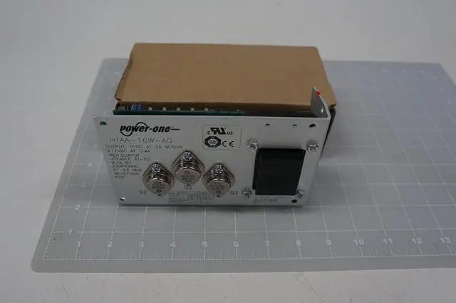 Main image of "Power-One HTAA-16W-AG Power Supply; AC-DC; 5V@2A, 12V@0.4A, -5V@0.4A; 100-264V In; Open Frame; Pnl Mnt; Linear"