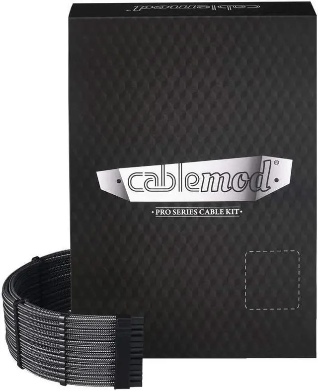 Main image of CableMod RT-Series Pro ModMesh Sleeved Cable Kit for ASUS and Seasonic (Carbon)