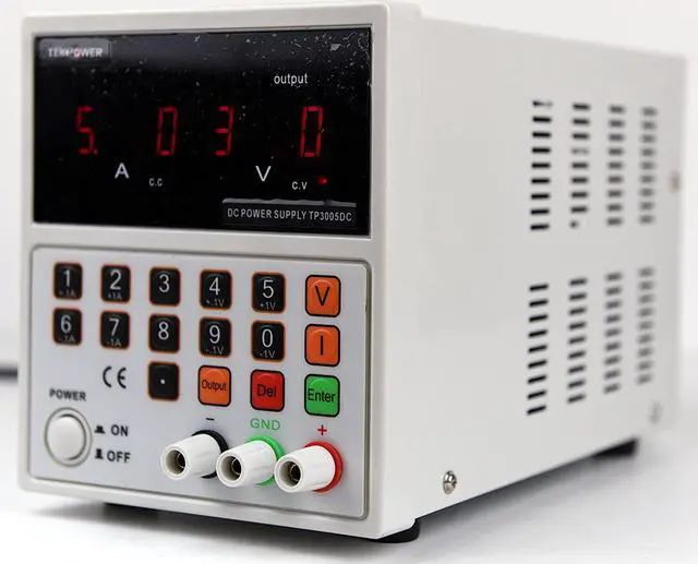 Alt view image 3 of 7 - Tekpower TP3005DC, DC Power Supply 30V 5A,Computer Controlled With Direct Input Set Up,Surge Protection,Higher Precision & Lower Ripple 110V or 220V Input, AC Power Cord Included, Like TP3005D,HY3005D