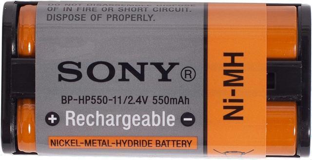 Alt view image 3 of 7 - Genuine Sony Rechargeable Battery BP-HP550-11 for Sony MDR-RF970RK, RF970R, RF925RK, RF925R, RF912RK, RF4000K, IF245RK, RF860RK, RF855RK, RF850RK, RF840RK, RF811RK, RF810RK Headphones