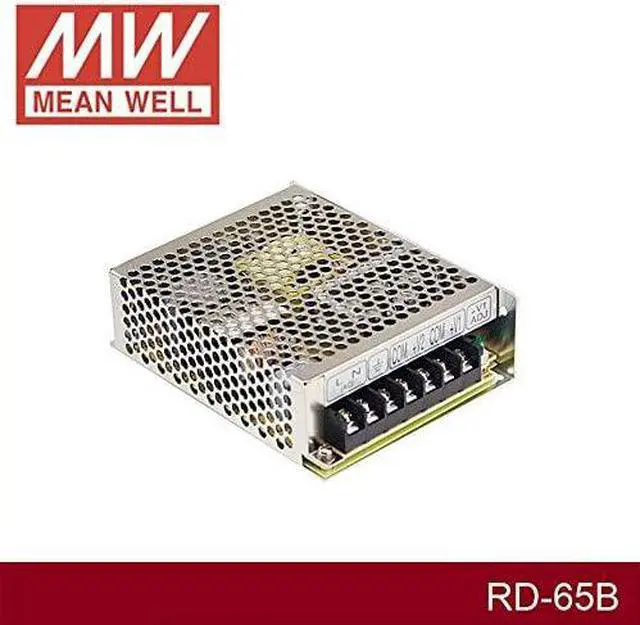 Alt view image 2 of 5 - Enclosed Type 68W RD-65B Meanwell AC-DC Dual Output RD-65 Series MEAN WELL Switching Power Supply