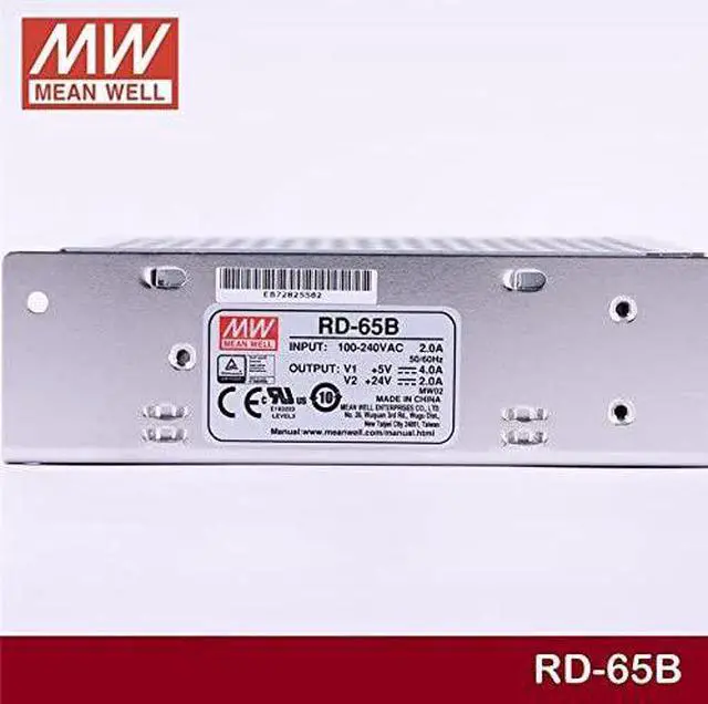 Alt view image 3 of 5 - Enclosed Type 68W RD-65B Meanwell AC-DC Dual Output RD-65 Series MEAN WELL Switching Power Supply