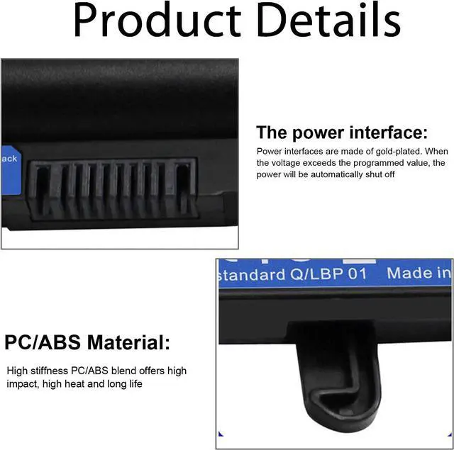 Alt view image 3 of 6 - AL12A32 AL12A72 Battery for Acer Aspire V5 V5-551 V5-571 V5-571P V5-561P-5856 V5-571-6806 V5-571P-6407 V5-571P-6609 V5-571P-6642 V5-571P-6648 V5-571P-6698 E1-510P E1-532 E1-570G E1-470P-6659 E1-572