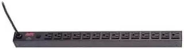 Alt view image 7 of 7 - APC 1500VA UPS Battery Backup Surge Protector, Rack Mount PDU with 14 Outlets, 0U Vertical Mount for Home or Business