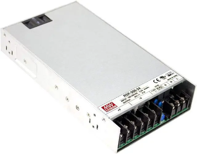 Main image of MW Mean Well RSP-500-24 24V 21A Low Profile Switching Power Supplies