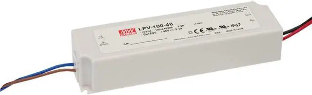 Main image of LED Driver 100.8W 24V 4.2A LPV-100-24 Meanwell AC-DC SMPS LPV-100 Series MEAN WELL C.V Power Supply