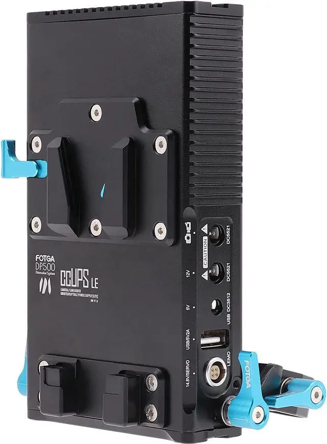 Alt view image 4 of 7 - Fotga DP500III CCUPS V Mount Plate Power Supply Distributor + Charger for Sony A7 A7R A7S II III Canon EOS R3 R5 R6 Nikon Z6 Z7 DSLR BMPCC 4K 6K Mirrorless Camera,Monitor, EVF 15mm Rod Clamp