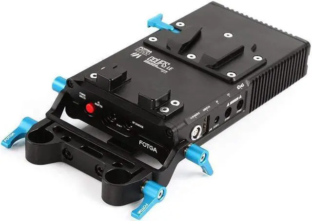 Main image of Fotga DP500III CCUPS V Mount Plate Power Supply Distributor + Charger for Sony A7 A7R A7S II III Canon EOS R3 R5 R6 Nikon Z6 Z7 DSLR BMPCC 4K 6K Mirrorless Camera,Monitor, EVF 15mm Rod Clamp