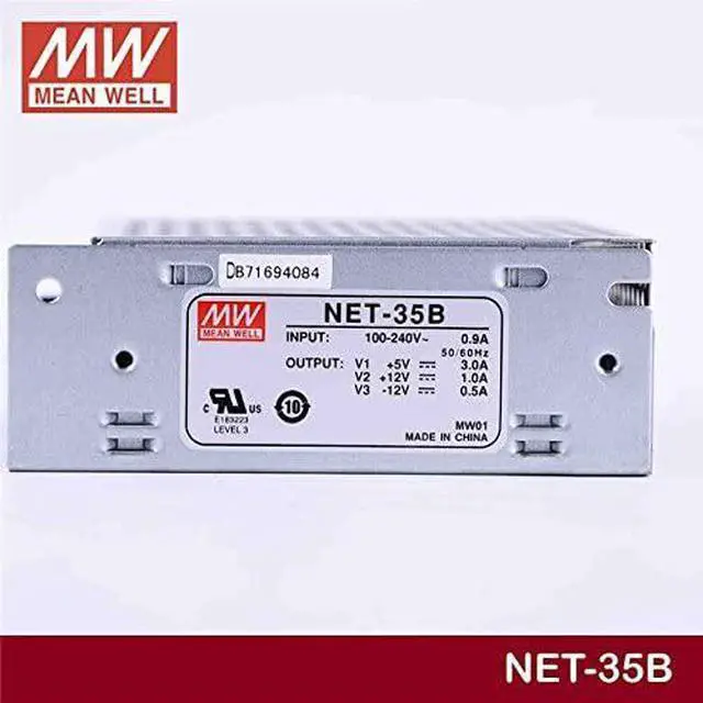 Alt view image 4 of 4 - Enclosed Type 33W NET-35B Meanwell AC-DC Triple Output NET-35 Series MEAN WELL Switching Power Supply