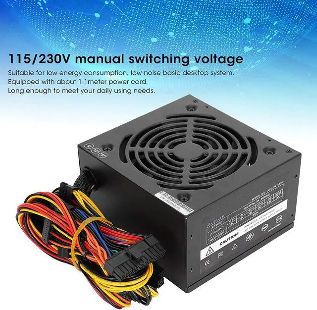 Alt view image 2 of 7 - Computer Parts, Durable PC Power Supply Computer Accessories with Clear for PC(British Flag Type)