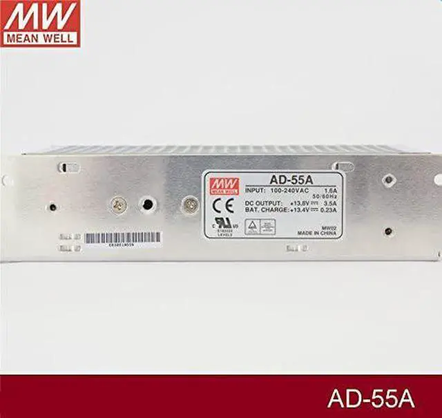 Alt view image 4 of 4 - Enclosed Type Security Power Supply 51.38W AD-55A Meanwell AC-DC MEAN WELL Dual Output Switching PSU AD-55 Series