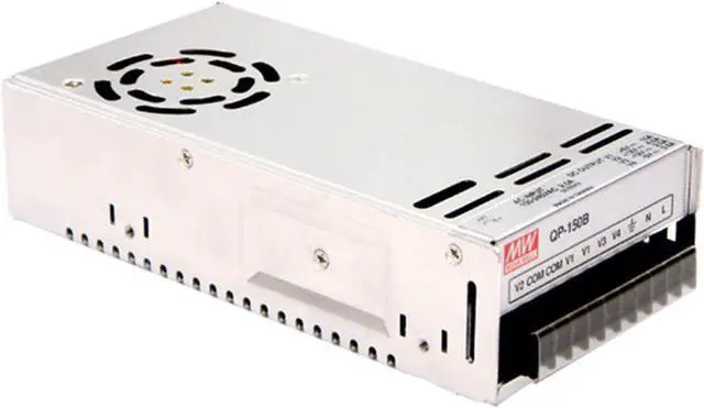Main image of Mean Well Original QP-150-3B Quad Output with PFC Function Power Supply 3.3V 5V +/-12V 0.6A 5A 10A 150W