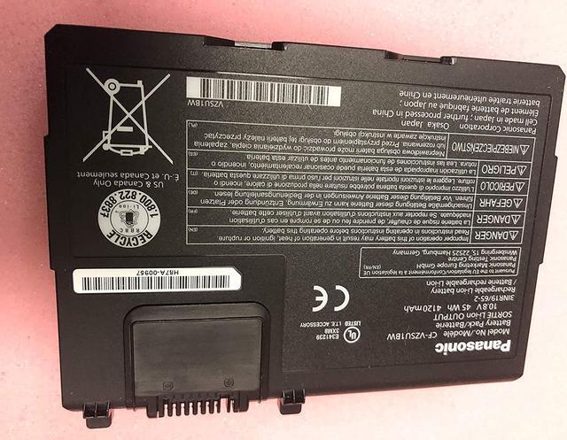 Alt view image 3 of 7 - cf 33/Extended battery/cf-vzsu1bw/genuine panasonic(ONLY Battery. NO Battery Cover.Without Bump Out Cover)