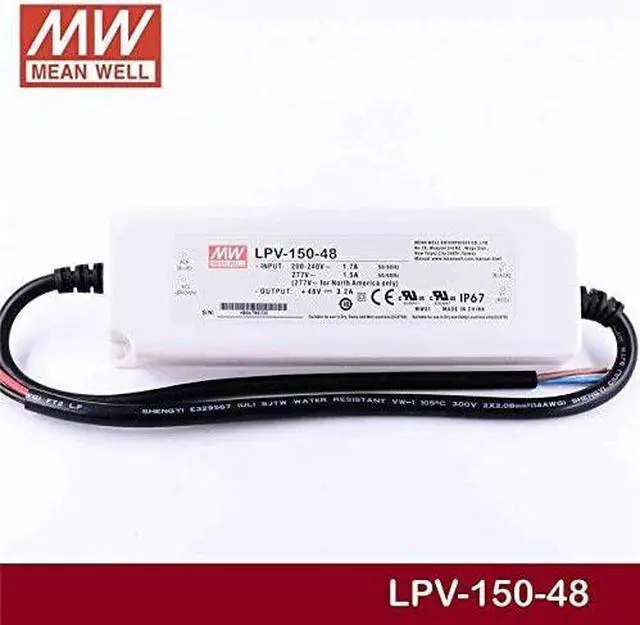 Alt view image 3 of 6 - LED Driver 153.6W 48V 3.2A LPV-150-48 Meanwell AC-DC SMPS LPV-150 Series MEAN WELL C.V Power Supply