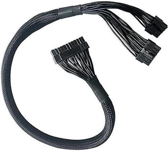 GinTai 14pin 10pin to 24pin ATX Power Cable Replacement for