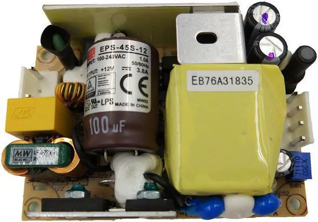 Main image of MW Mean Well EPS-45-12 12V 3.75A 45W Single Green Open Frame Output Switching Power Supply