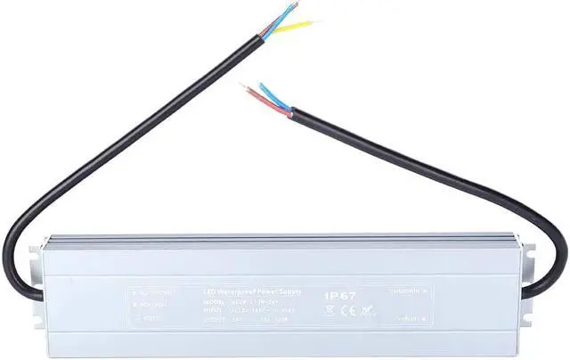 Alt view image 7 of 7 - Power Supply,Ultra-Thin Waterproof Switching Electric Source HRUW-150W-24V 100-240VAC AC-DC Power Supply50/60HZ