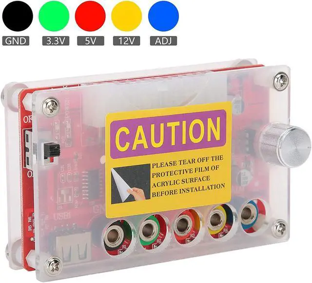 Alt view image 3 of 7 - Power Supply Breakout Board, Adjustable Compatible Electronic Safe 24Pin Power Supply Breakout Board for ATX Power Supply for Most People