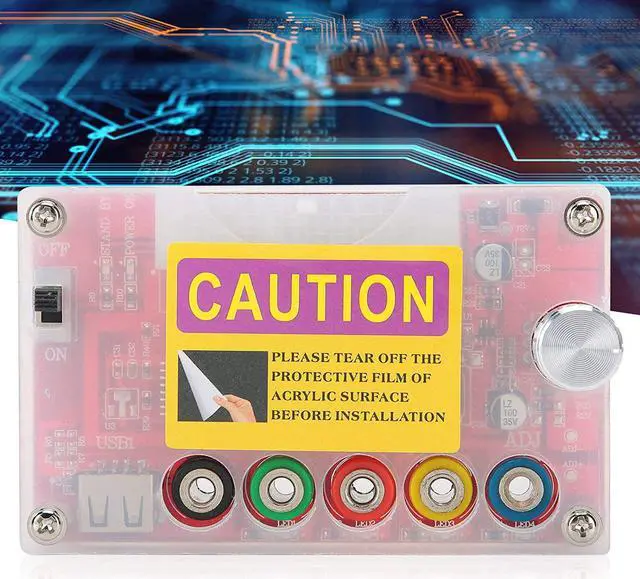 Alt view image 4 of 7 - Power Supply Breakout Board, Adjustable Compatible Electronic Safe 24Pin Power Supply Breakout Board for ATX Power Supply for Most People