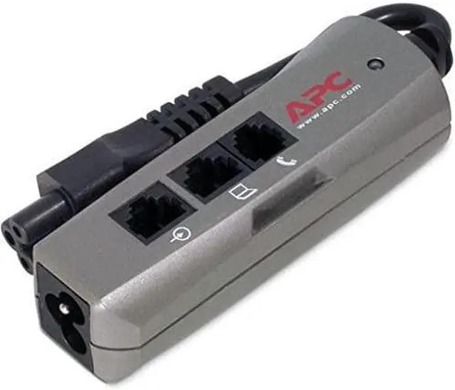 Main image of APC PNOTEPROC6 SURGEARREST Notebook 120V Surge Suppressor NOTEBOOKPRO C6 RJ11 RJ45 IEC-320