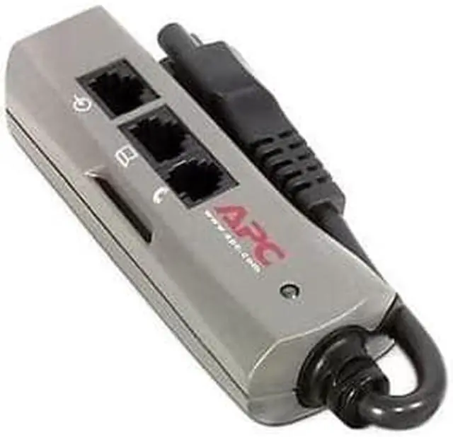 Alt view image 2 of 2 - APC PNOTEPROC6 SURGEARREST Notebook 120V Surge Suppressor NOTEBOOKPRO C6 RJ11 RJ45 IEC-320