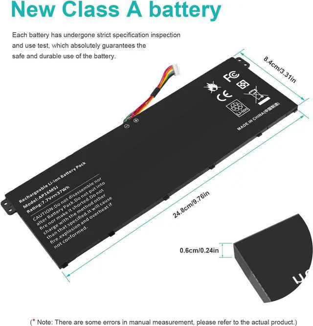 Alt view image 6 of 7 - Fancy Buying AP16M5J Laptop Battery for Acer Aspire 1 A114-31 A114-32 Aspire 3 A314-31 A314-32 A314-41 A315-21 A315-21G A315-22 A315-31 A315-32 A315-33 A315-41 A315-51 A315-53 A315-53G 2ICP4/80/104