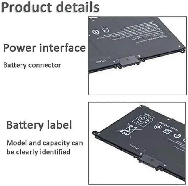 Alt view image 2 of 6 - HT03XL TF03XL Laptop Battery for HP Pavilion 14-CE 14-CF 14-CK 14-DF 14-DH 14-MA 14-cm 14Q-CS 14Q-CY 15-CS 15-DA 15-DB 15-CW 17-by 17-CA 240 245 250 255 G7 340 348 G5 L11119-855 L11421-421