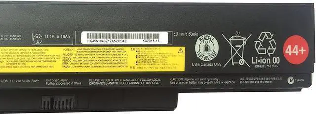 Alt view image 3 of 3 - 7XINbox 44+ 5200mAh Replacement Laptop Battery 0A36306 0A36307 0A36305 for Lenovo ThinkPad X220 X220i X220S X230 X230i Notebook 45N1019 45N1022 45N1023 45N1025 45N1027 45N1029 42T4873 42Y4874 42T4901