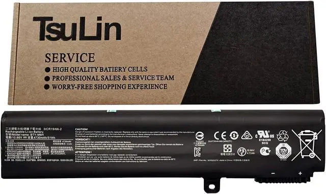 Main image of TsuLin BTY-M6H Laptop Battery Replacement for MSI GE62 GE72 GP62 GP72 GL62 GL72 MS-1792 MS-1795 MS-1796 MS-16J1 MS-16J2 MS-16J3 MS-16J4 MS-16J5 MS-16J6 Series Notebook 10.86V 51Wh 4730mAh