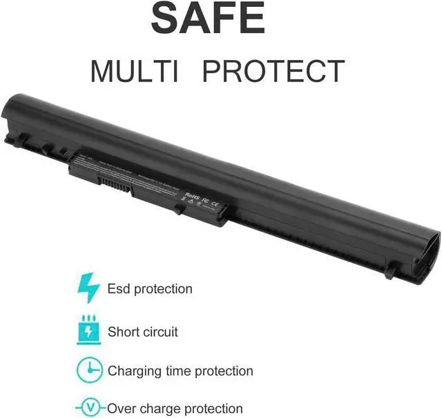 Alt view image 4 of 6 - Alipower Battery Replacement for HP 776622-001 728460-001 752237-001 LA04 LA04DF TPN-Q132 TPN-Q129 HSTNN-DB5M HSTNN-YB5M HSTNN-UB5M F3B96AA ; HP Pavilion 14 15 TouchSmart Series14.8V / 4-Cell